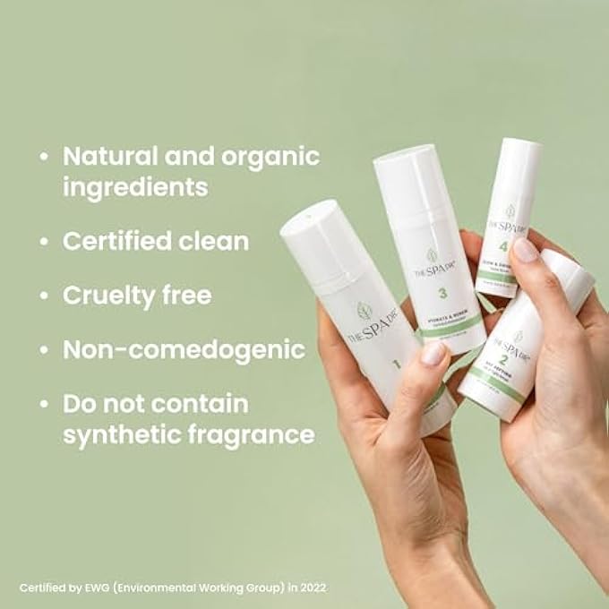 The Spa Dr. 4-STEP SKIN CARE KIT - 30 DAY SUPPLY SELF CARE KIT - ANTI AGIN FACIAL KIT - ORGANIC SKIN CARE - PERFECTLY PH BALANCED - Image 3